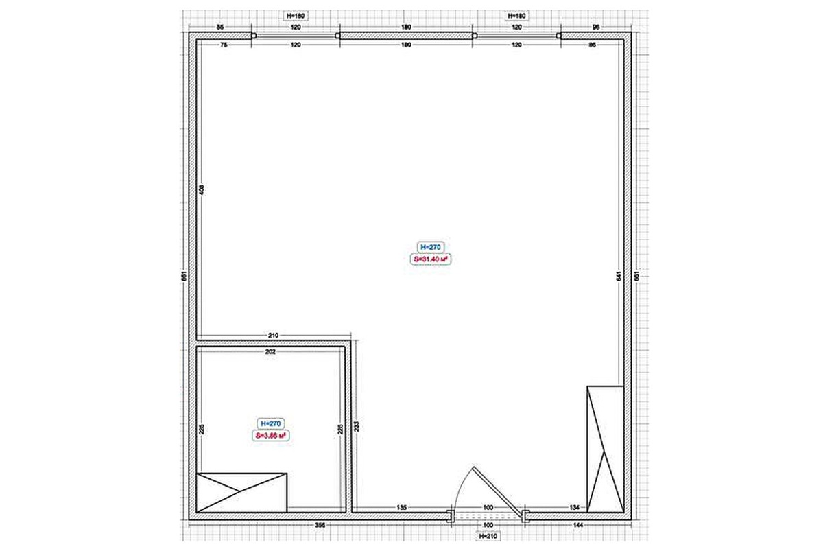 Обмерный план