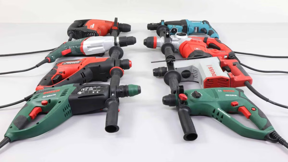 На рынке представлено множество различных моделей перфораторов