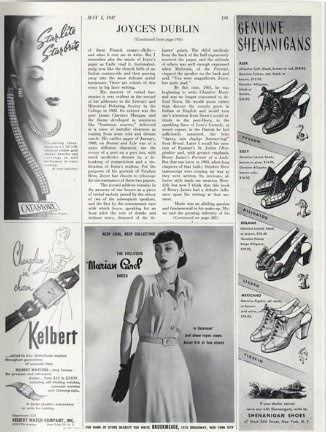 Реклама украшений от  компании Catamore в журналах Vogue за 1946-1948 годы