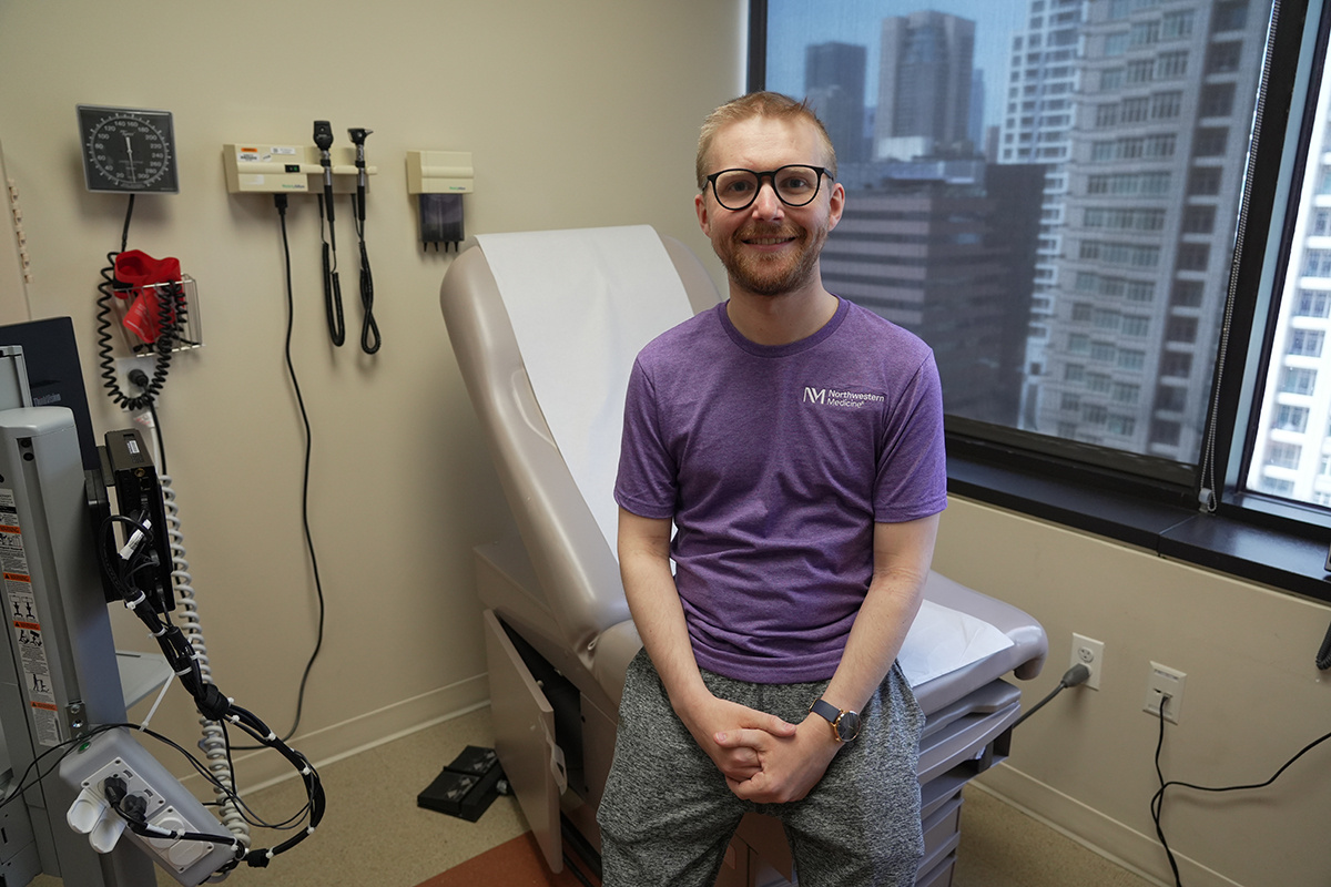 Пресс-служба Northwestern Medicine📷Джон Николас после трансплантации почки