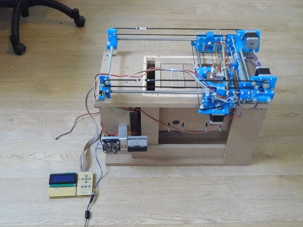 самодельный SLS-принтер