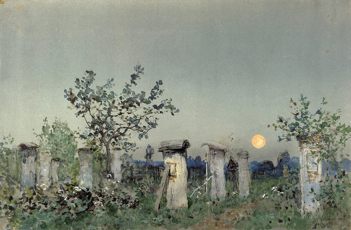 Левитан Исаак Ильич - Пасека 1887г.