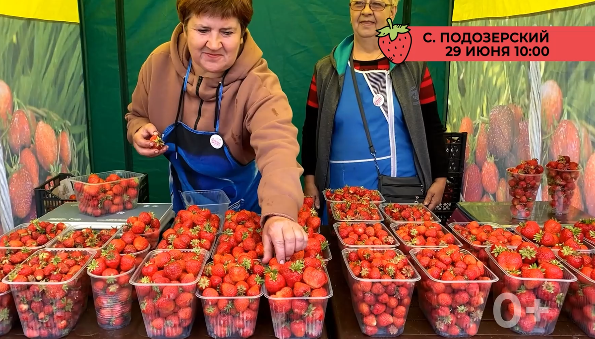    Ярмарка "Подозерская клубника" ждет гостей 29 июня