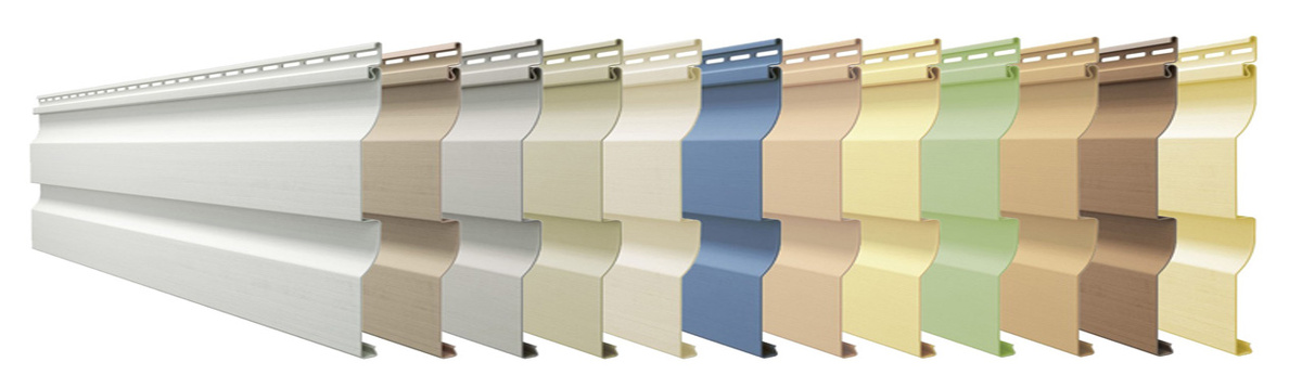 
Б) Пластиковый или виниловый. Этот сайдинг популярнее предыдущего собрата раза в два. Многие отдают предпочтение пластиковым панелям, имитирующим дерево. Выглядит также, а проблем меньше. Да и стоит к тому же дешевле.