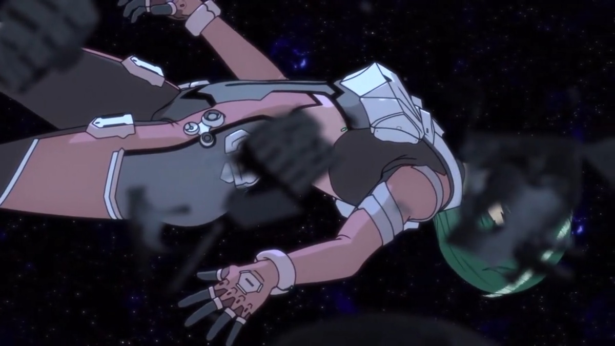 Цепочка кулона, который отец подарил ей перед полётом, разорвалась и он стал отдаляться. Серия неудач, сделала одну девушку-пилота безвозвратной...