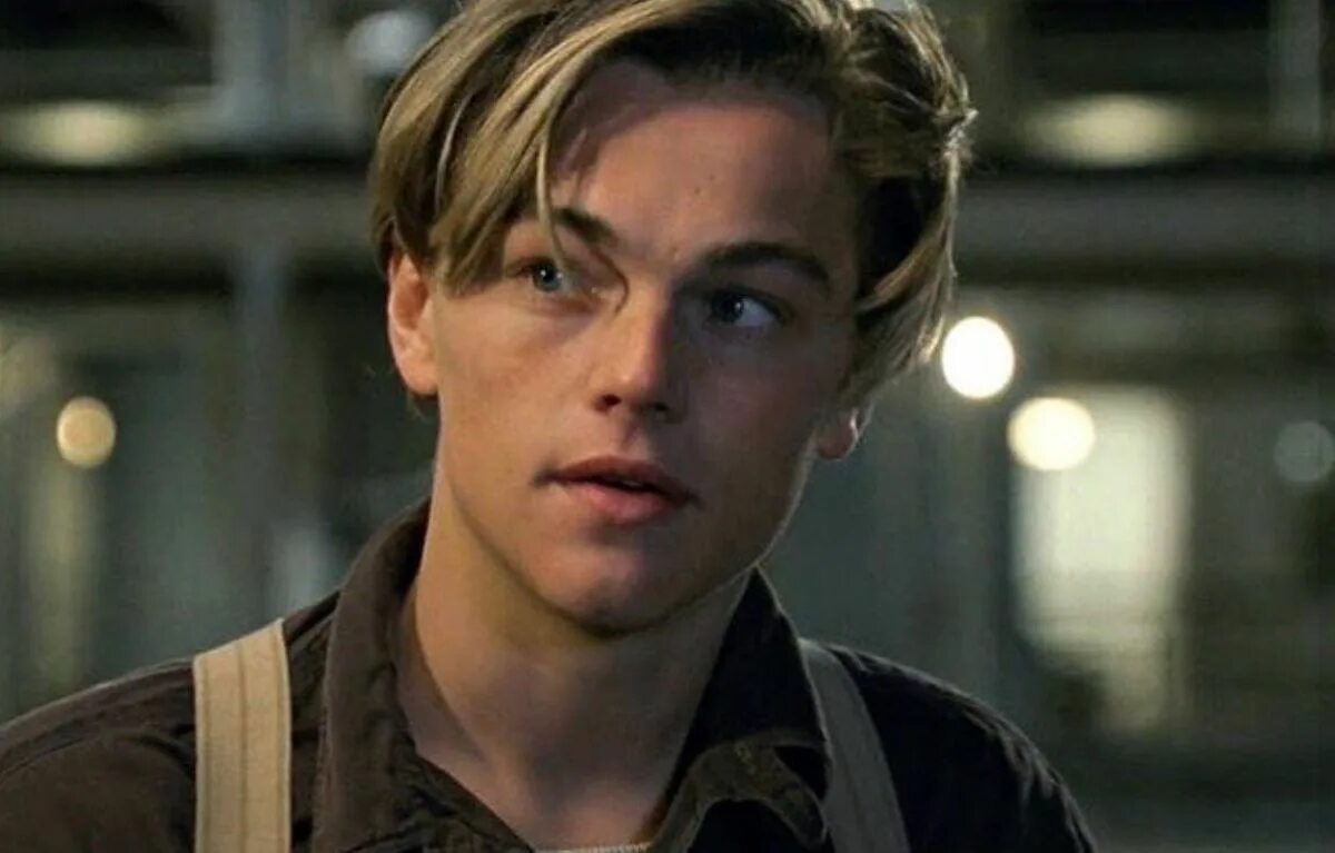 Леонардо Ди Каприо на съемках "Титаника" 