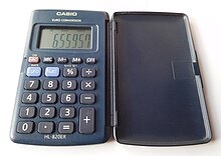 Простой калькулятор Casio HL-820ER