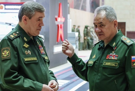    Валерий Герасимов и Сергей Шойгу