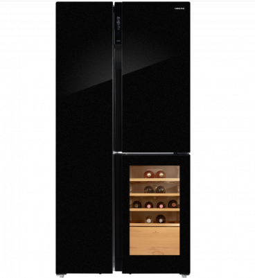 Холодильник Hiberg RFS-700DX NFGB Inverter Wine