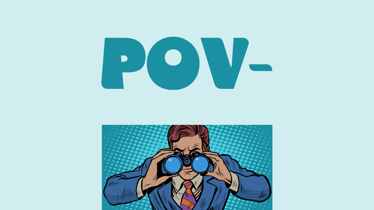 Титульная иллюстрация к статье Олега Лубского про термин-аббревиатуру POV | © автор коллажа Олег Лубски 2024 