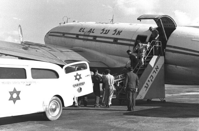  Самолет El Al в 1951 году. Фото: Cohen Fritz