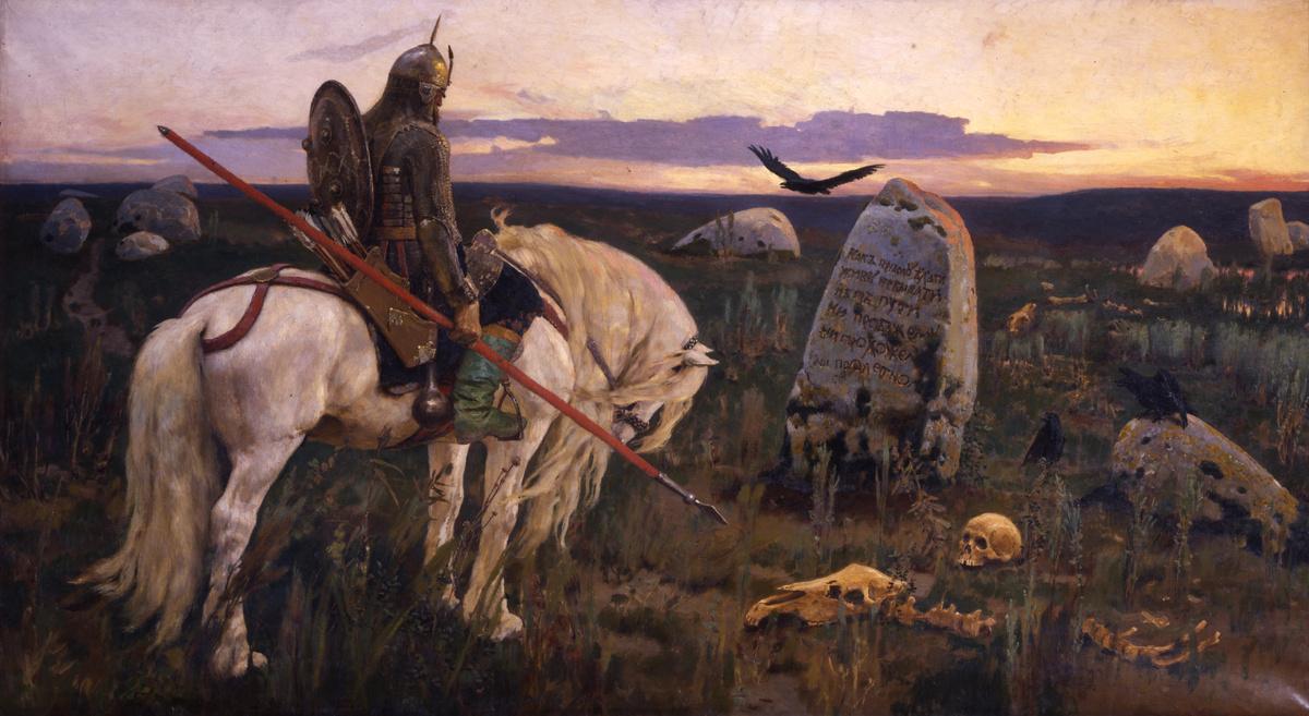 Виктор Васнецов «Витязь на распутье», 1882