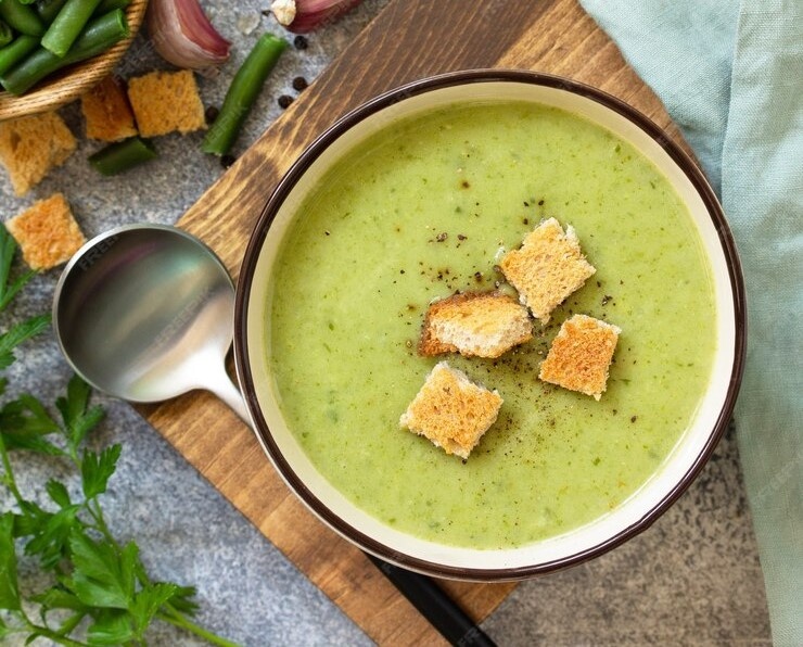 Суп-пюре из кабачка.