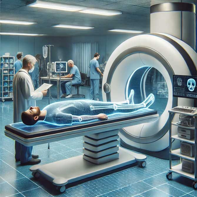 вас сканирует специальная машина