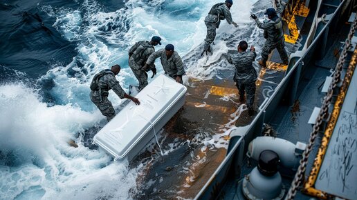 Зачем Они Скидывают Гробы В Открытое Море | Почему ВМС США До Сих Пор Проводят Захоронения В Море