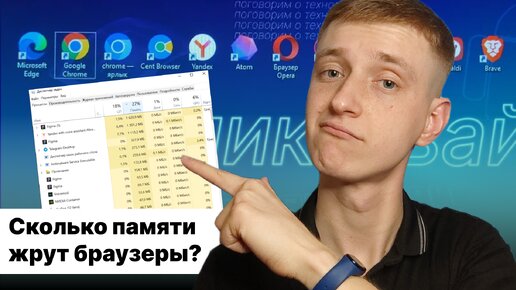 Сравнил популярные браузеры! Какой самый оптимизированный?