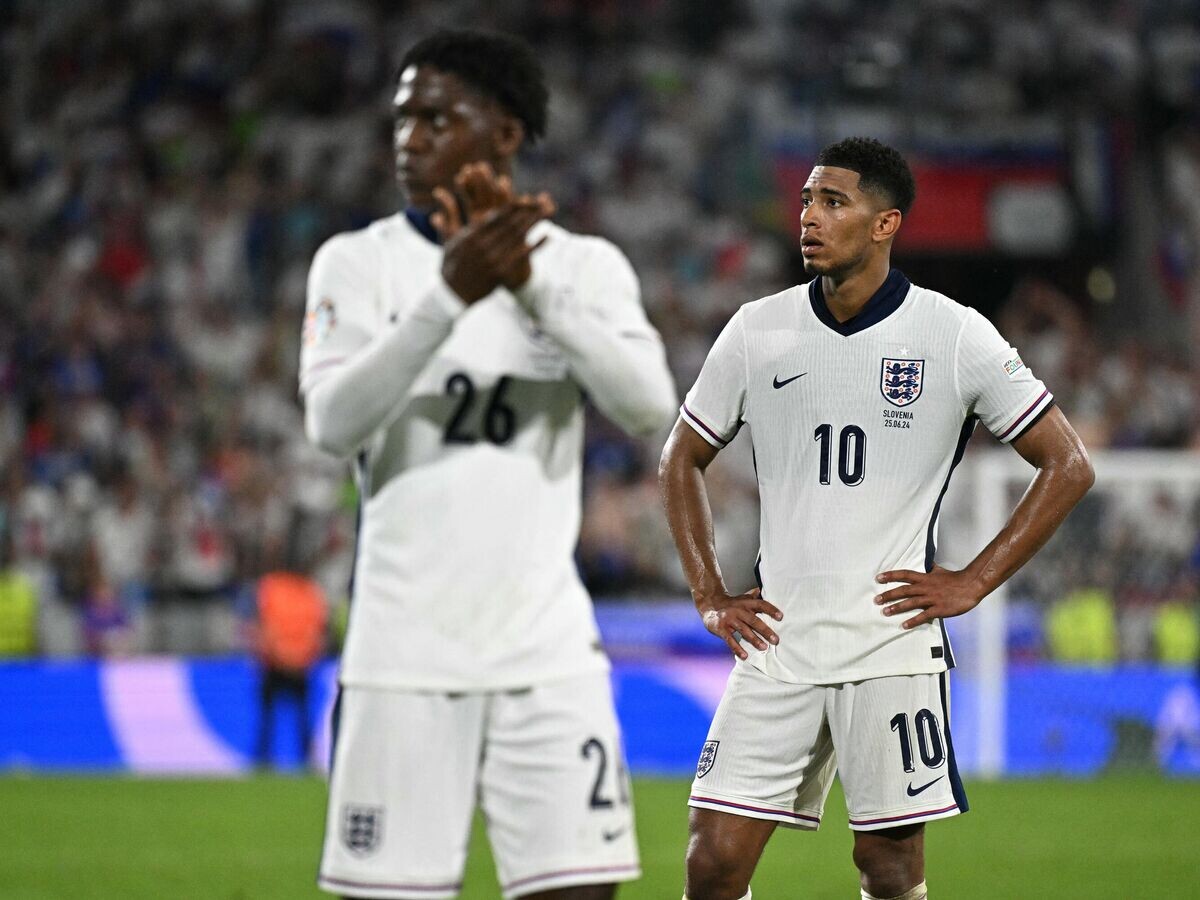    Футболисты сборной Англии© AFP 2024 / JAVIER SORIANO
