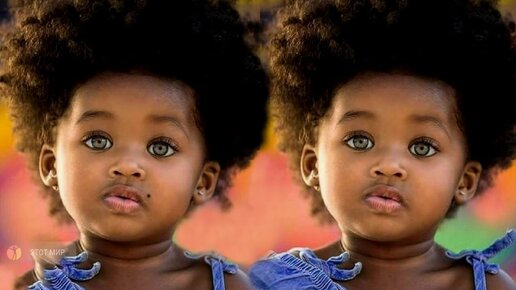 Близнецы от разных отцов... // 10 самых редких чернокожих близнецов, которые встречаются один на миллион