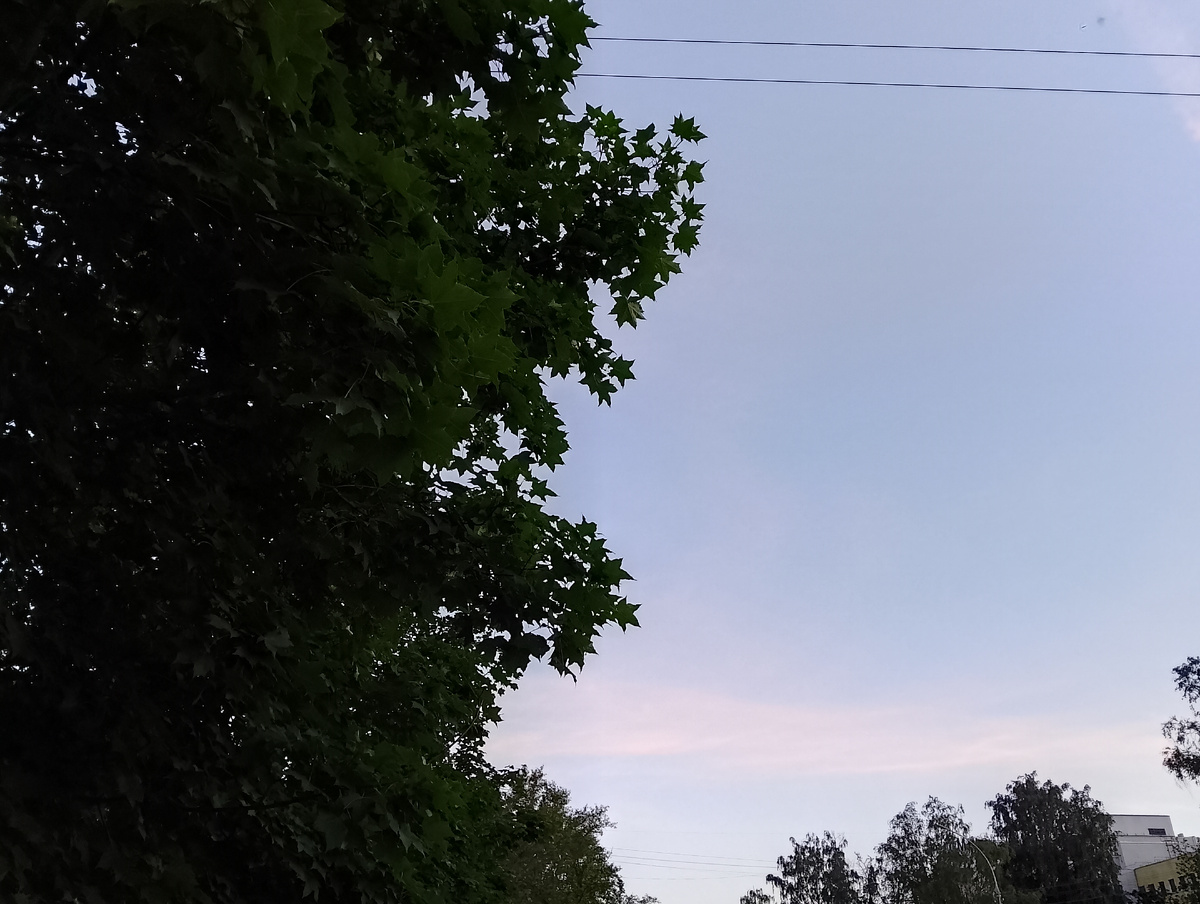 Вечернее небо 27.06.2024, фото автора