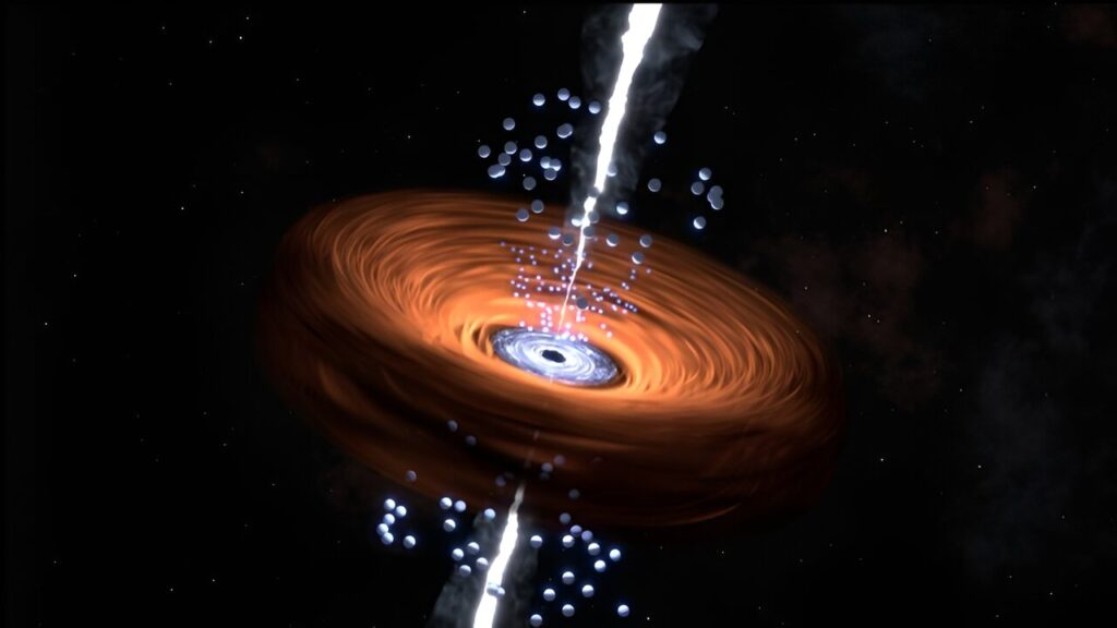 Квазар J1120+0641. Источник: phys.org 