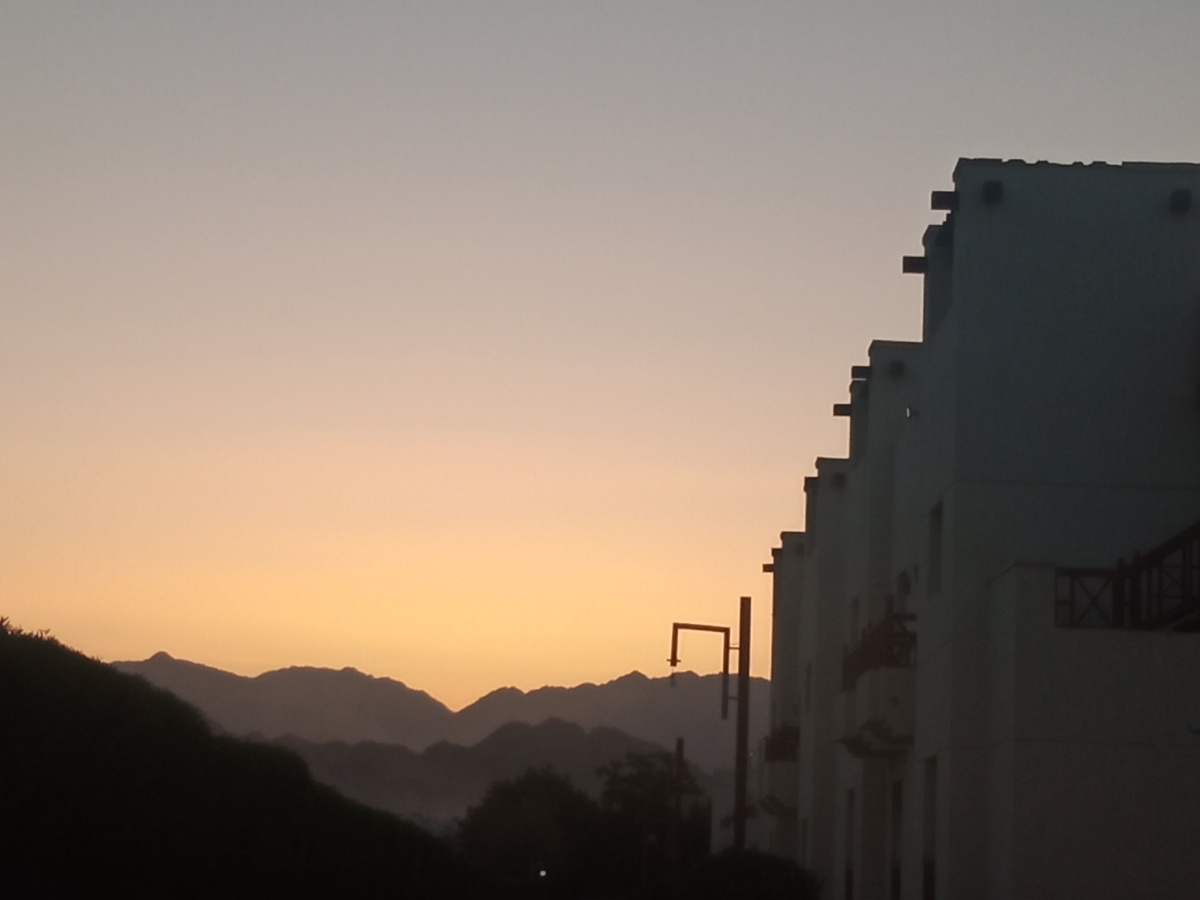 Закат в Шарме