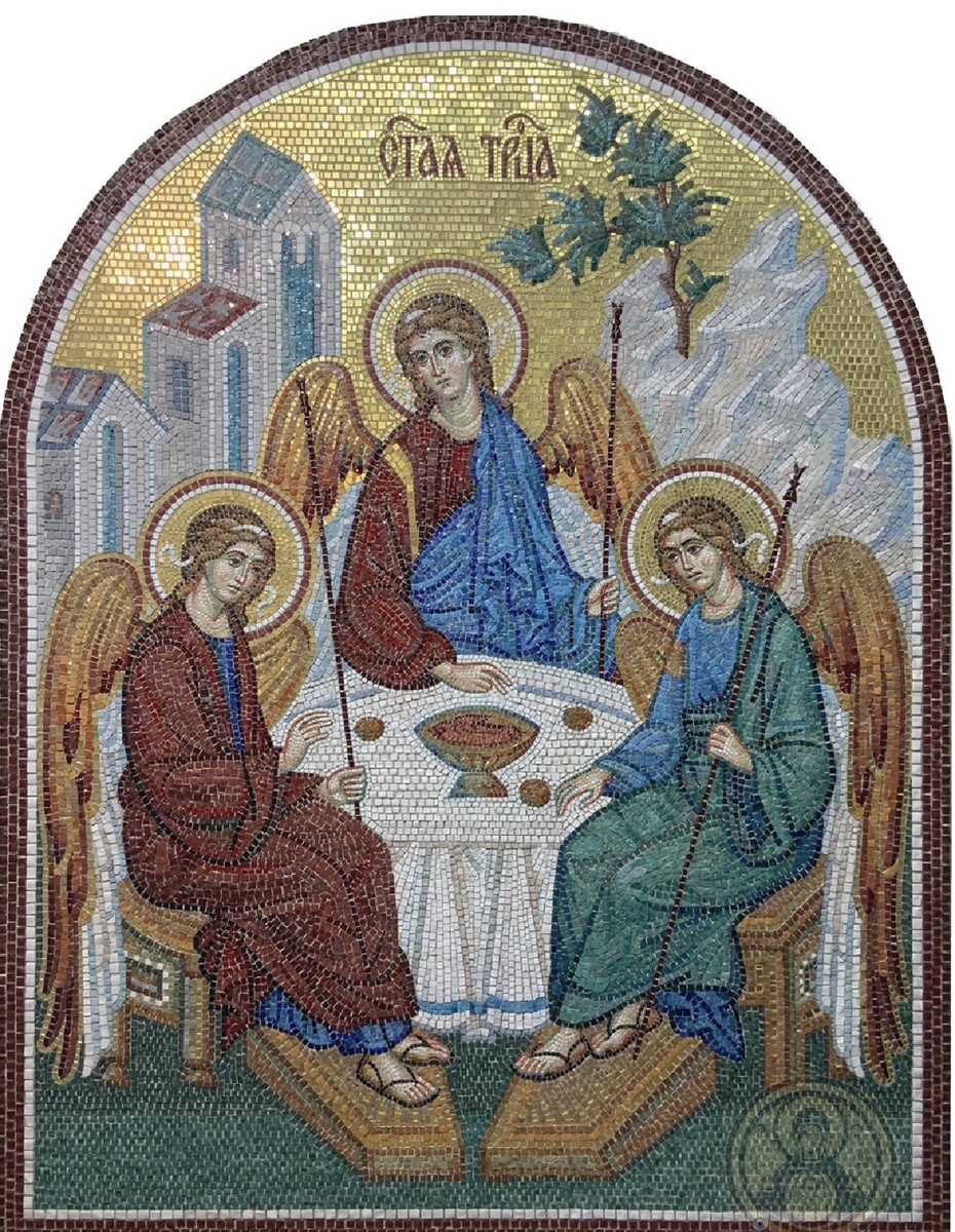 Мозаичное панно. Работа Юлии Казуровой. 