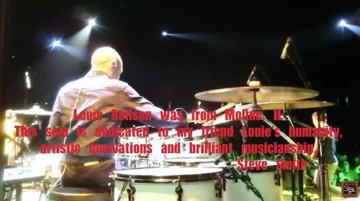 Стив Смит (Steve Smith) исполняет соло на барабанах на концерте группы Journey (2017)