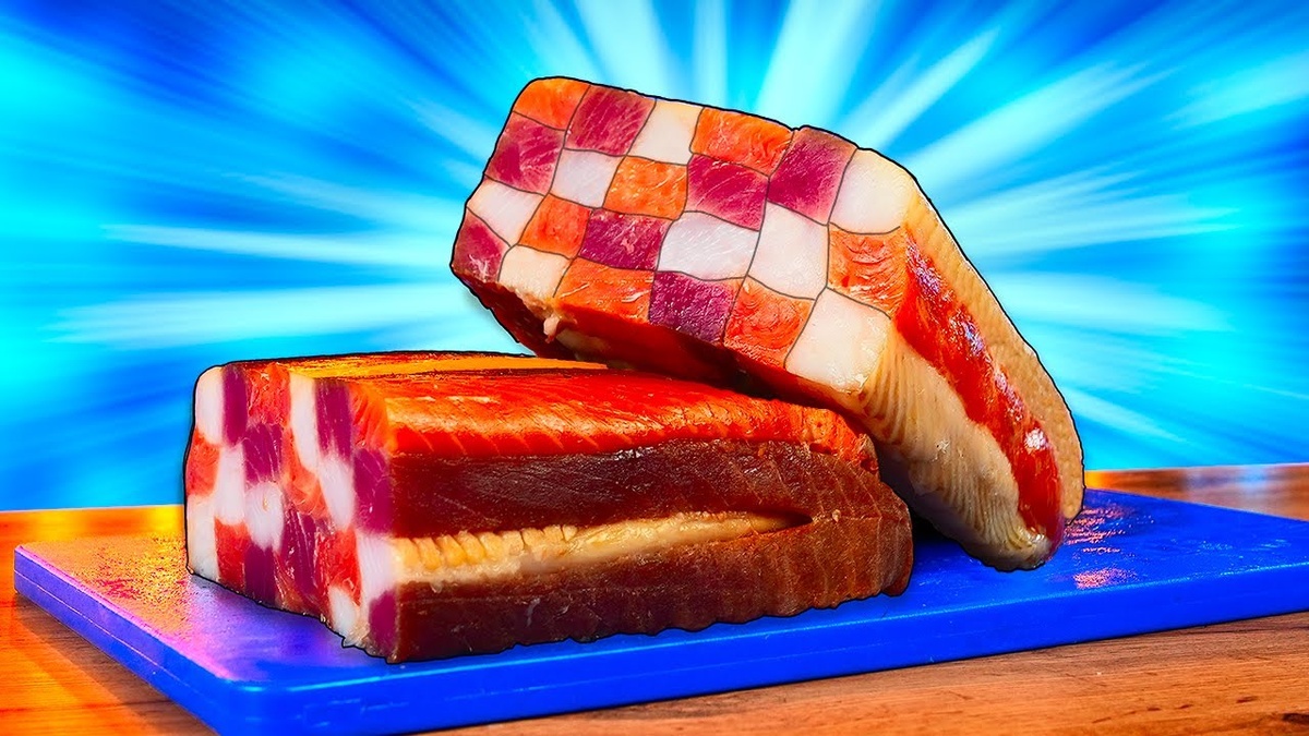 Шахматный рыбный рулет. Фото из просторов интернета