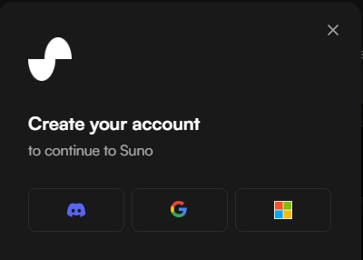 Войти через discord, google, microsoft