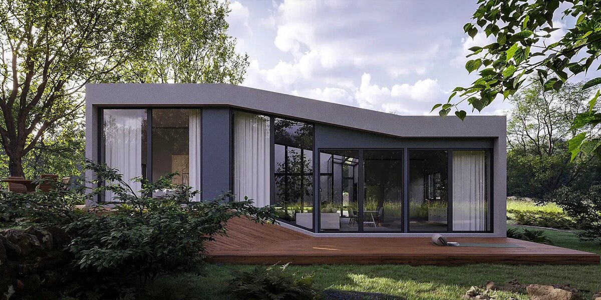 Современный дом от компании UGAMI