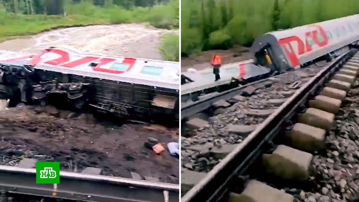    СК: в результате крушения поезда в Коми погиб человек