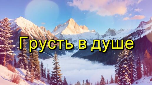 Прекрасная музыка меланхолия - Грусть в душе (скачать в описании)