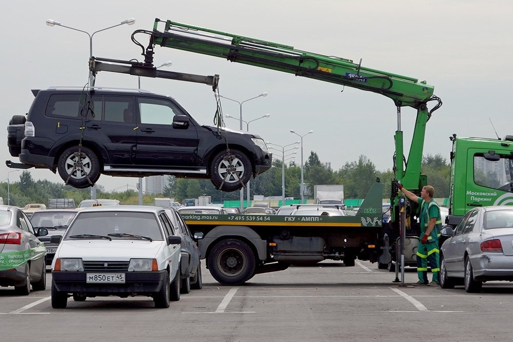 Случаи эвакуации автомобилей