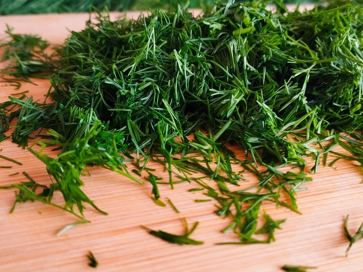 Укроп нарезка на зиму