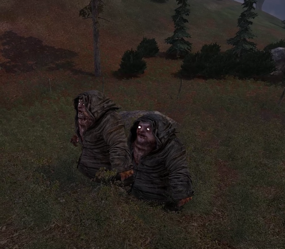 Обычный и в черном плаще 