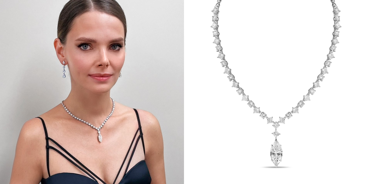 На Елизавете: колье из коллекции Millennium Premium, серьги из коллекции Le Chic