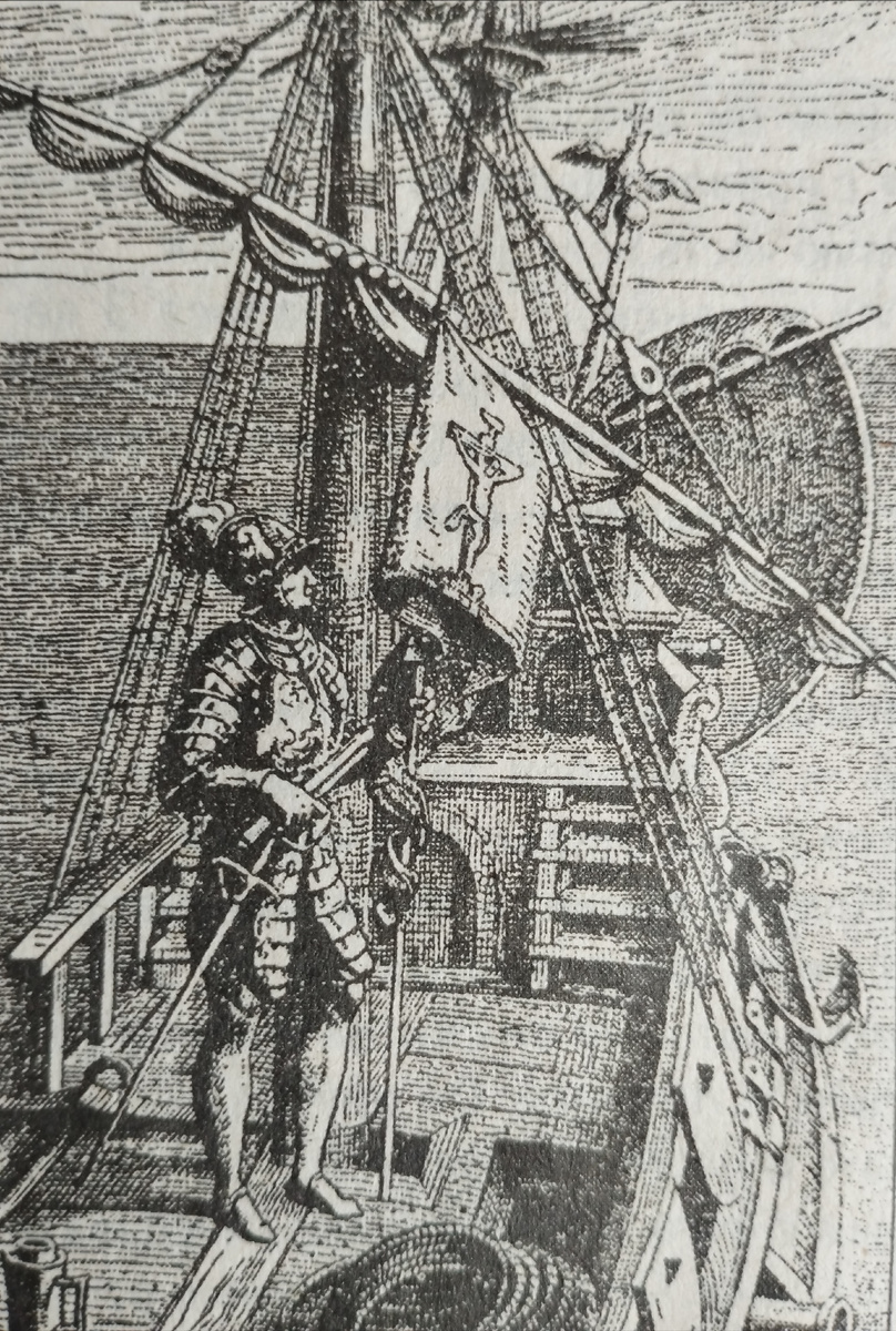 Колумб на своей каравелле