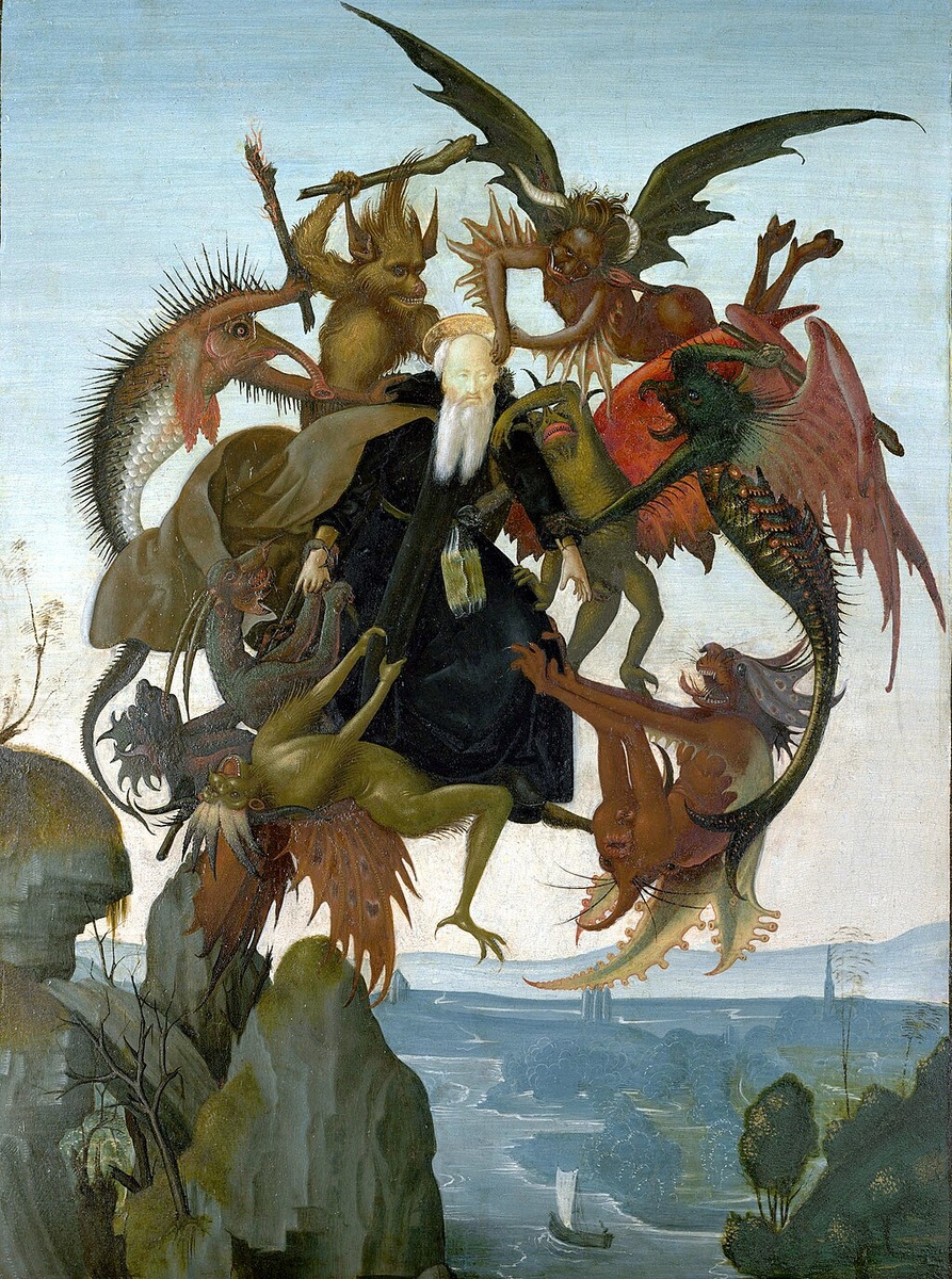 "Мучения святого Антония", 1487-1489 гг., Художественный музей Кимбелла, Форт-Уэрт, США