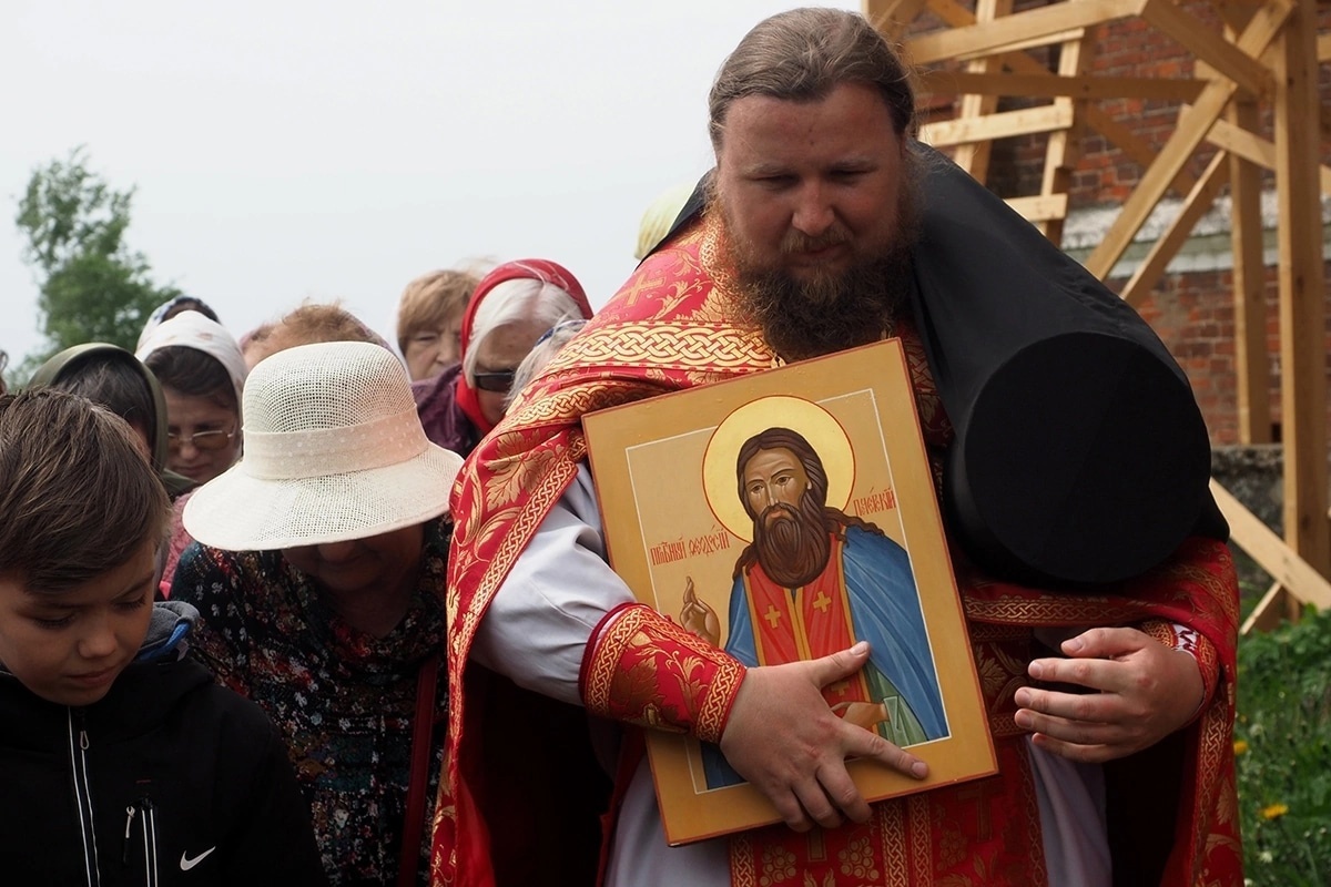 Иеромонах Феодосий, настоятель храма в Зарубинках