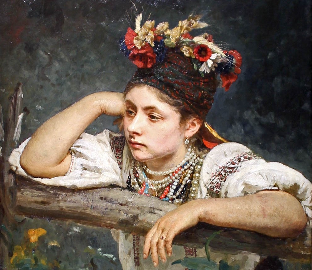 Илья Репин "Украинка", 1875 г.