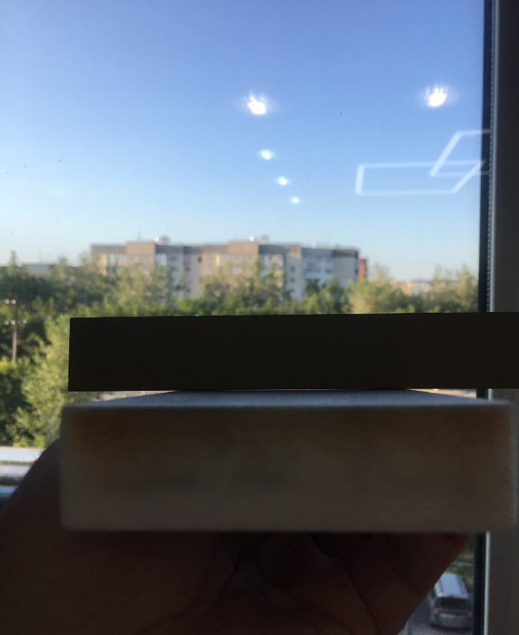 После одного раза взбадривания, вот такой уже просвет (седло)🤦🏻