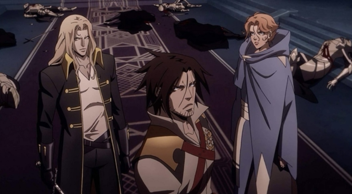 Кадр из американского аниме-сериала «Кастлвания»