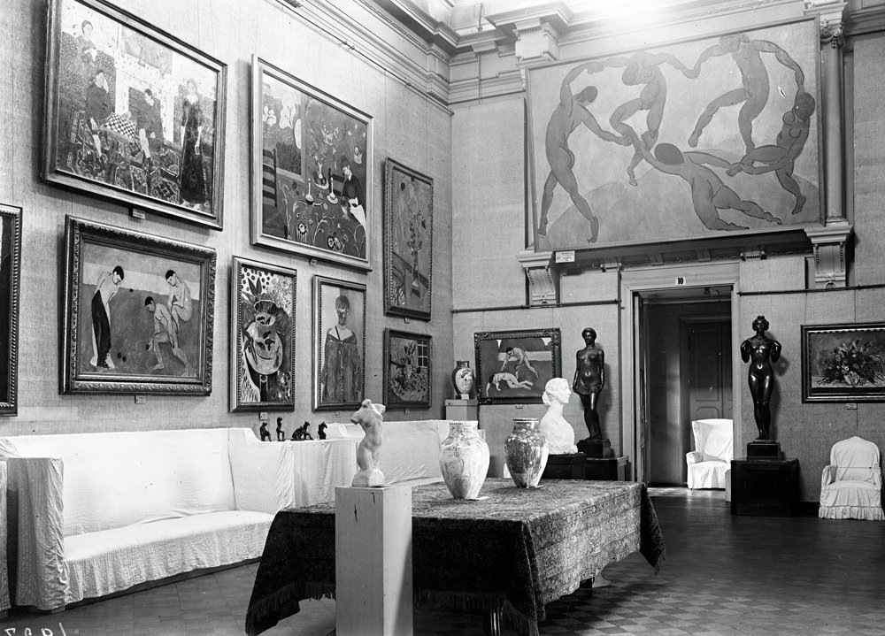 Интерьер в одном из залов особняка С. И. Щукина