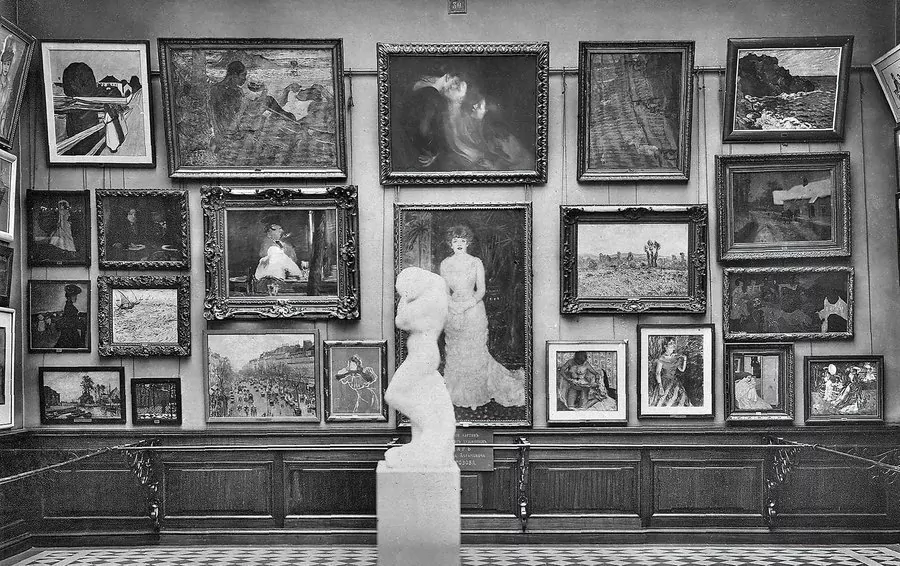 Интерьер в одном из залов особняка С. И. Щукина
