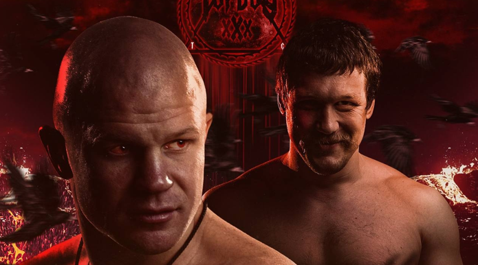 Постер с анонса их боя на Top Dog