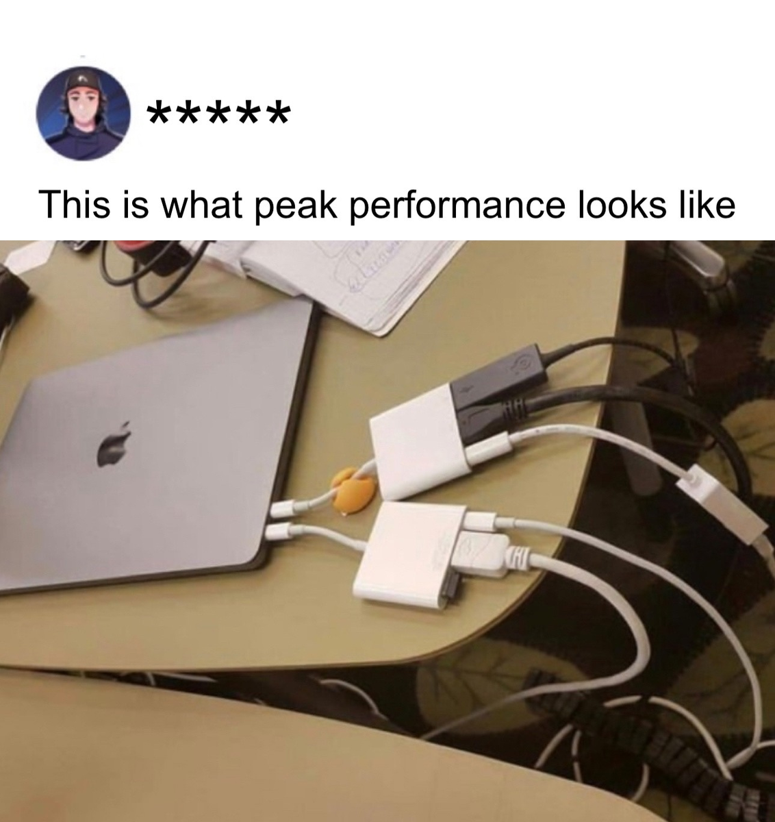 Перевод: Именно так и выглядит максимальная производительность