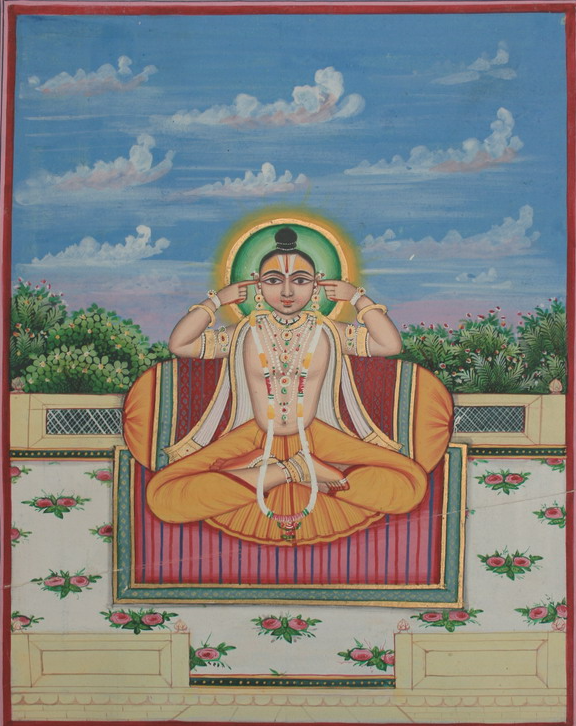 Изображение из серии аватар Вишну: Ягья. Джайпур, около 1860 г. Фото: indianminiaturepaintings.co.uk