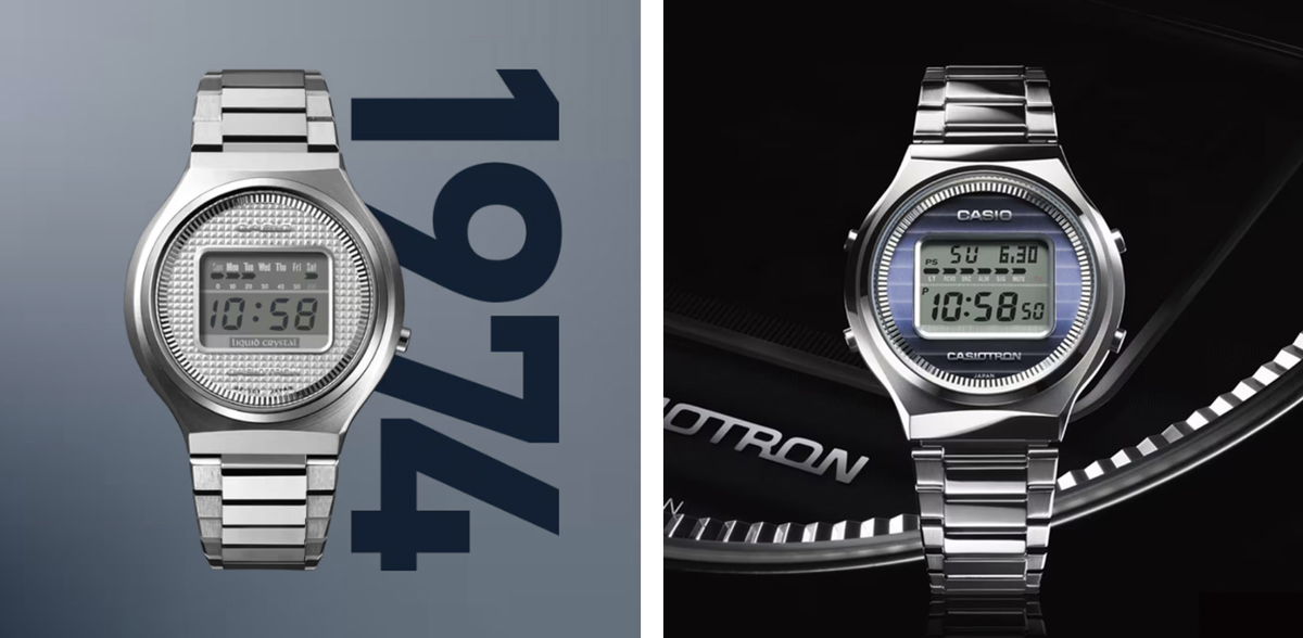 Casiotron - первые наручные часы компании Casio