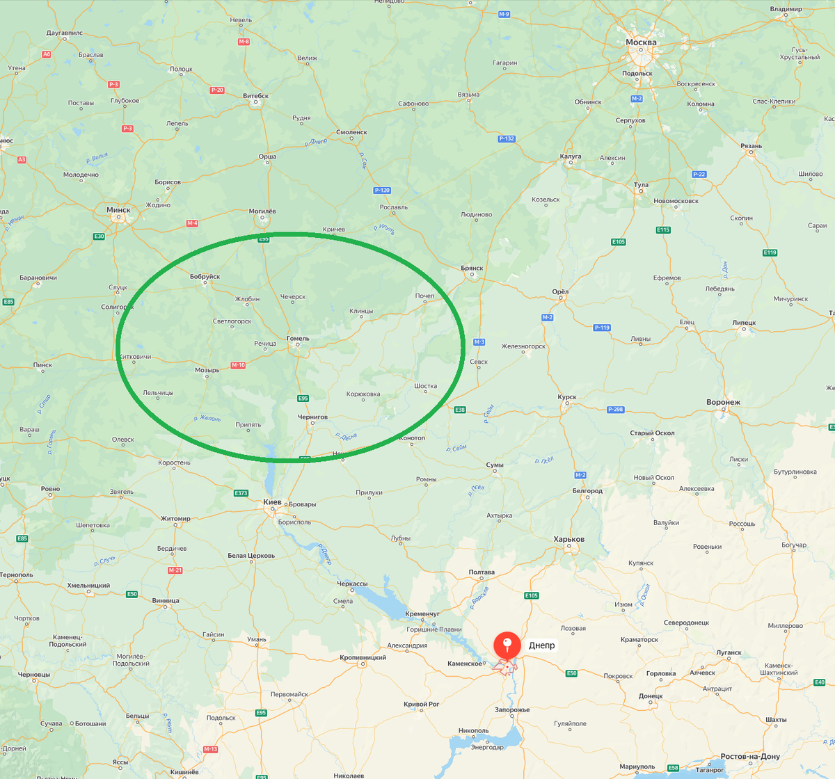 Где-то в этом районе по данным генетиков возникло племя, от которого пошли остальные славяне