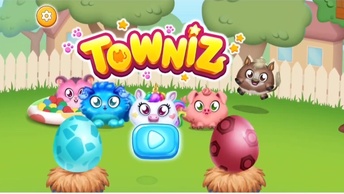 Мультфильм Игра для малышей Питомцы из яиц Towniz 🐯🐕🎁 Лечим 💉🧫⚗️